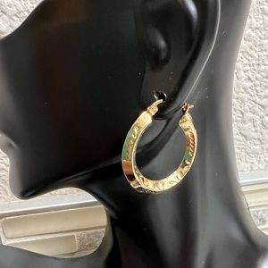10k Solid Gold Hoop Earrings